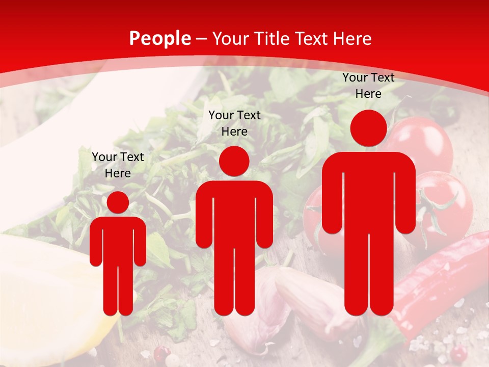 Seasoning Tomato Pepper PowerPoint Template