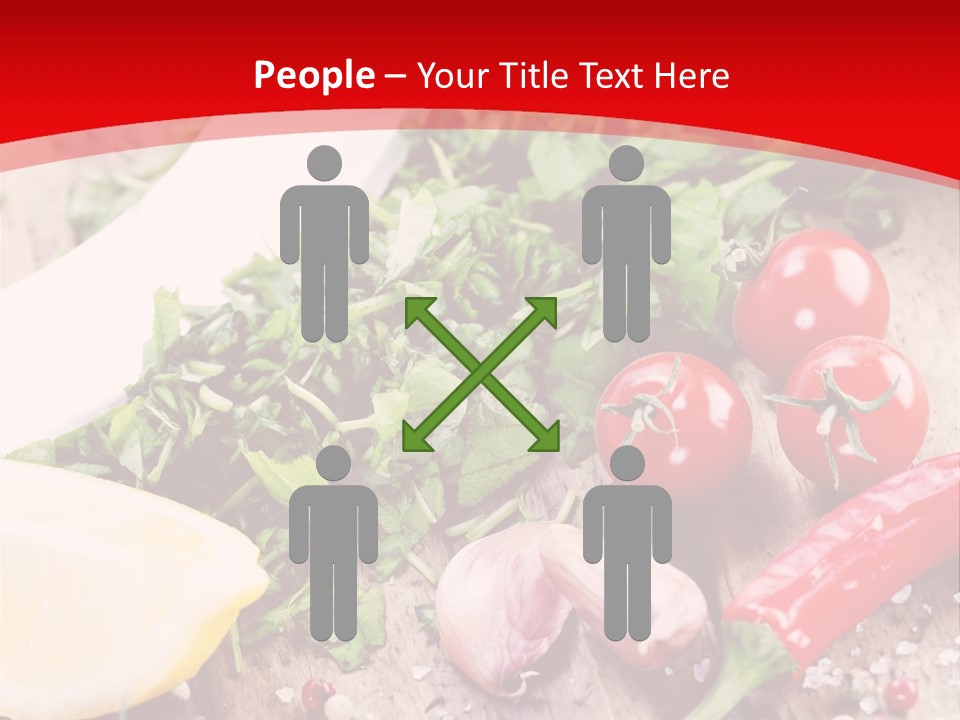 Seasoning Tomato Pepper PowerPoint Template
