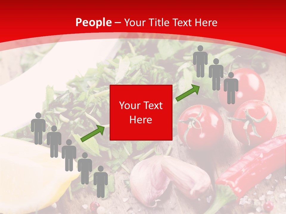 Seasoning Tomato Pepper PowerPoint Template