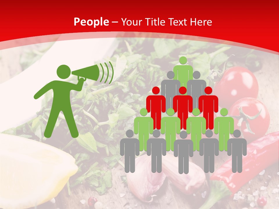 Seasoning Tomato Pepper PowerPoint Template