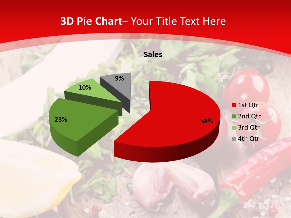 Seasoning Tomato Pepper PowerPoint Template