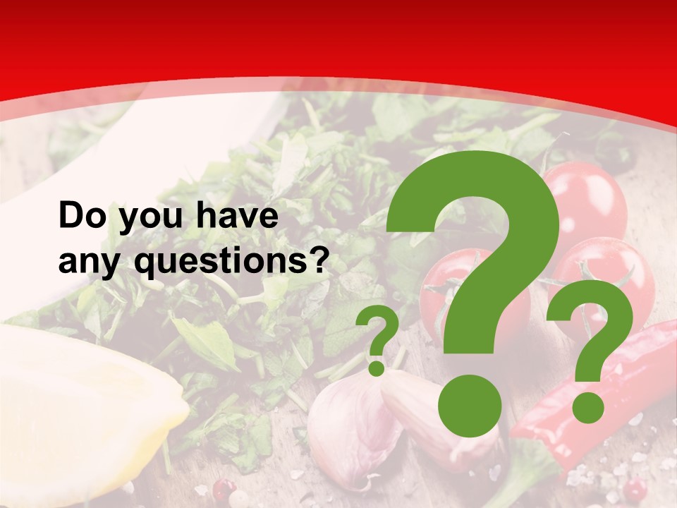 Seasoning Tomato Pepper PowerPoint Template