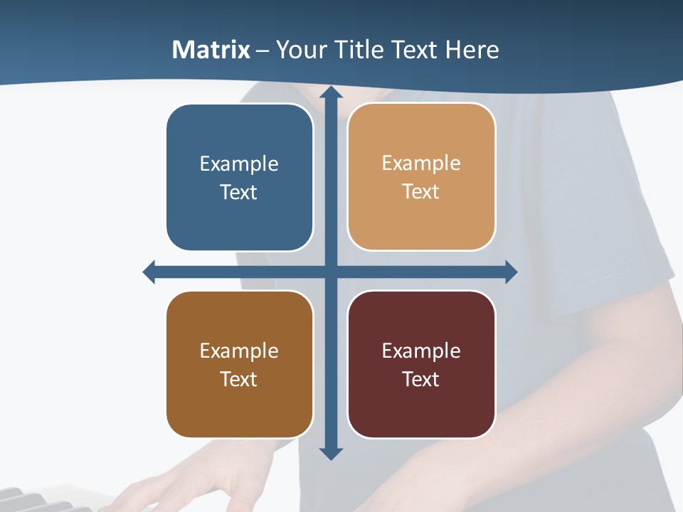 Background Loud Piano PowerPoint Template