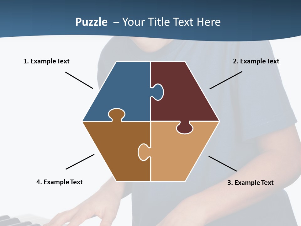 Background Loud Piano PowerPoint Template