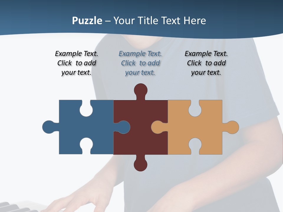 Background Loud Piano PowerPoint Template