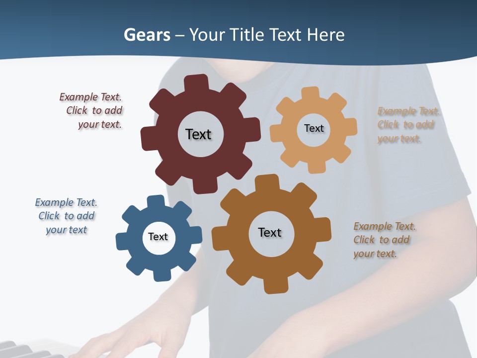 Background Loud Piano PowerPoint Template