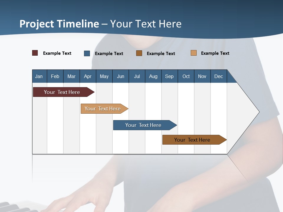 Background Loud Piano PowerPoint Template