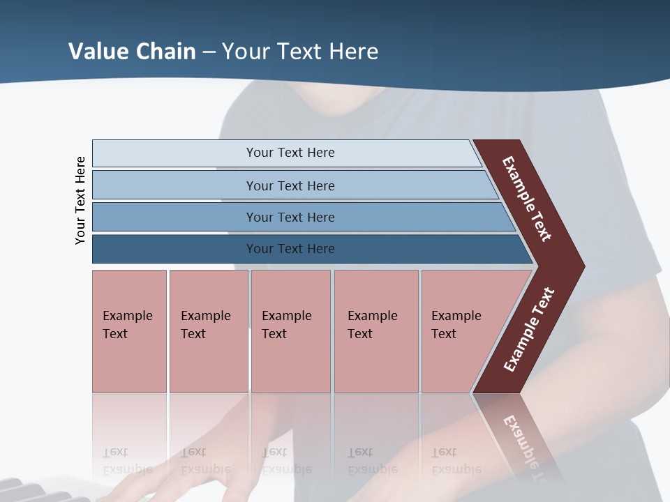 Background Loud Piano PowerPoint Template