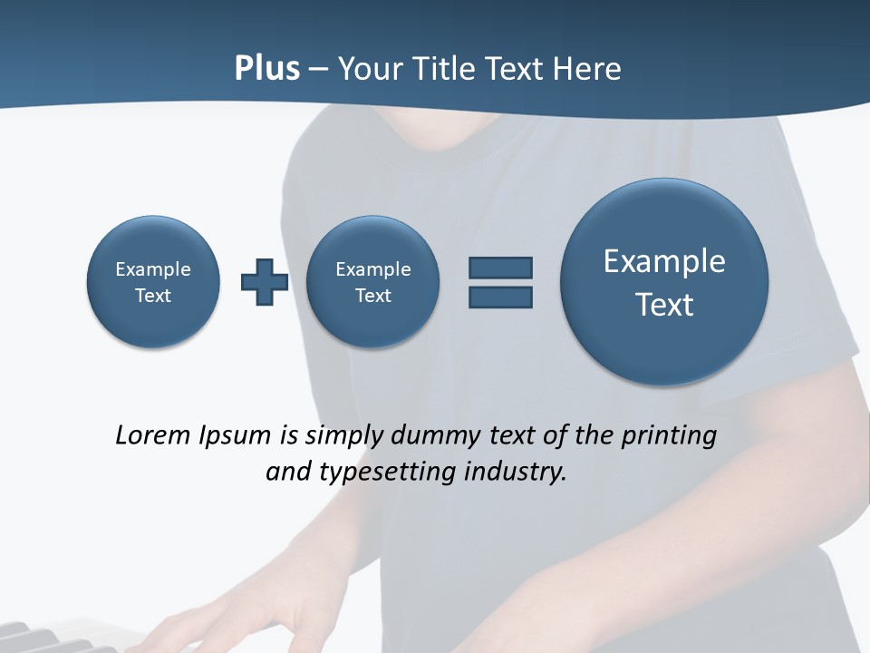Background Loud Piano PowerPoint Template