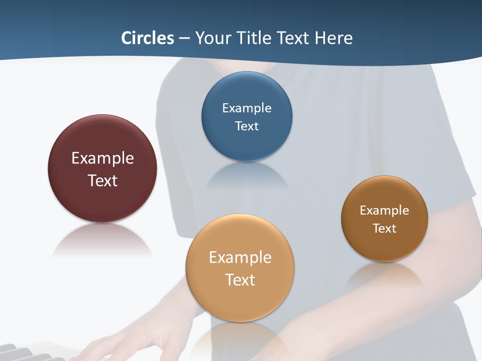 Background Loud Piano PowerPoint Template