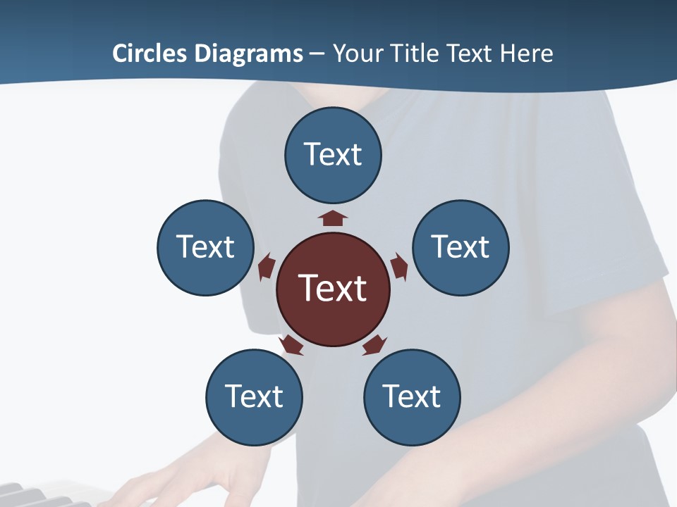 Background Loud Piano PowerPoint Template