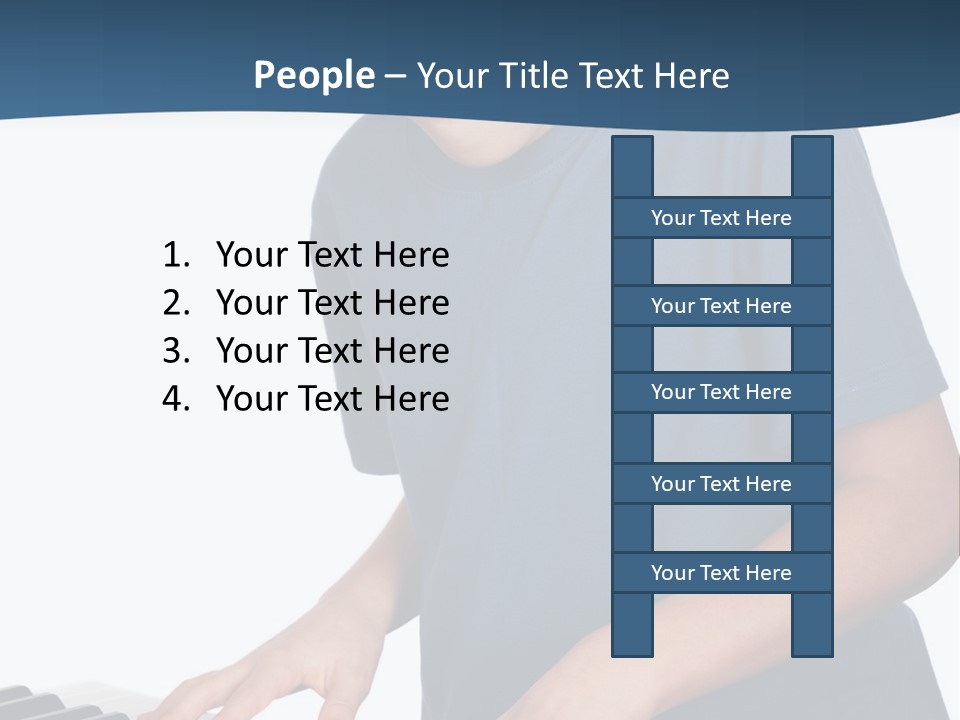 Background Loud Piano PowerPoint Template
