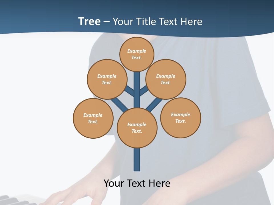 Background Loud Piano PowerPoint Template