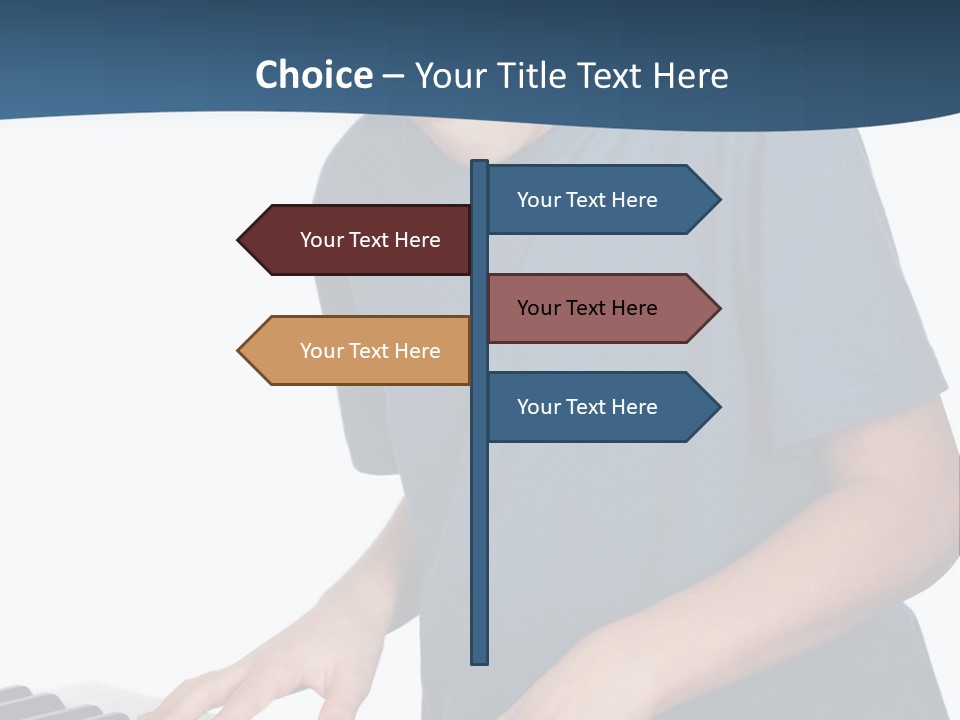Background Loud Piano PowerPoint Template