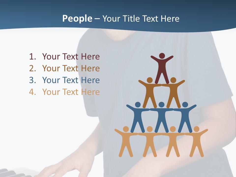 Background Loud Piano PowerPoint Template