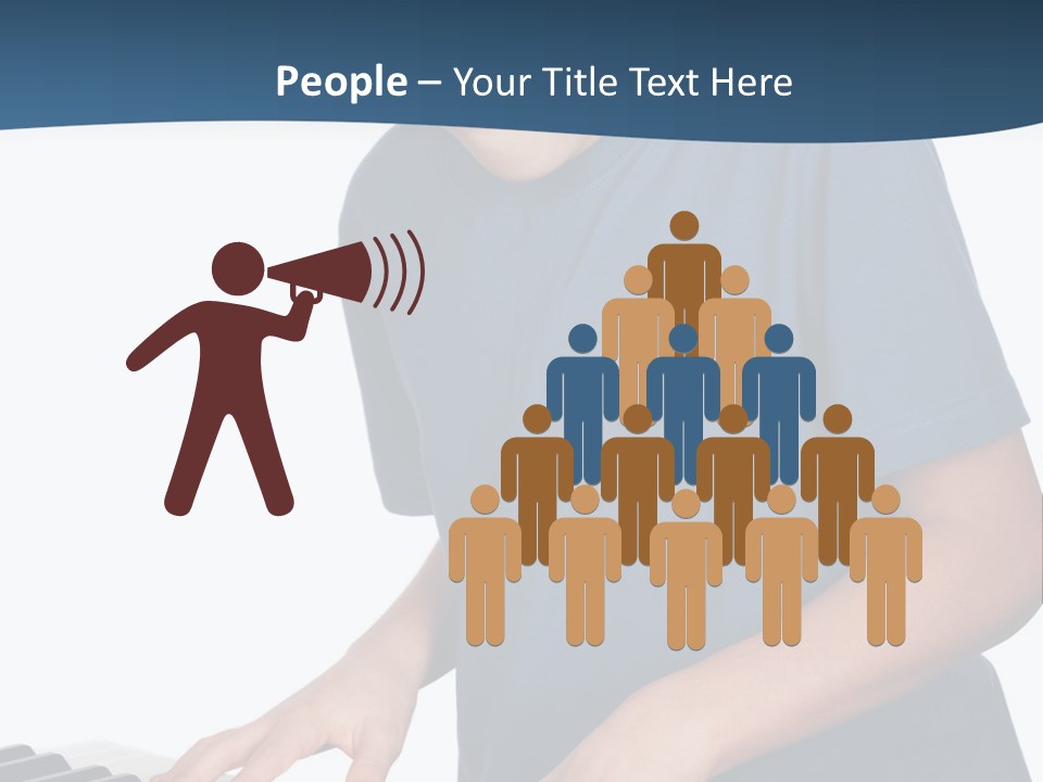 Background Loud Piano PowerPoint Template