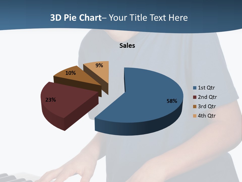 Background Loud Piano PowerPoint Template