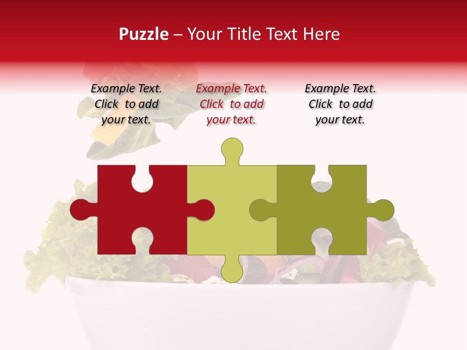 Oil Fork Healthy PowerPoint Template