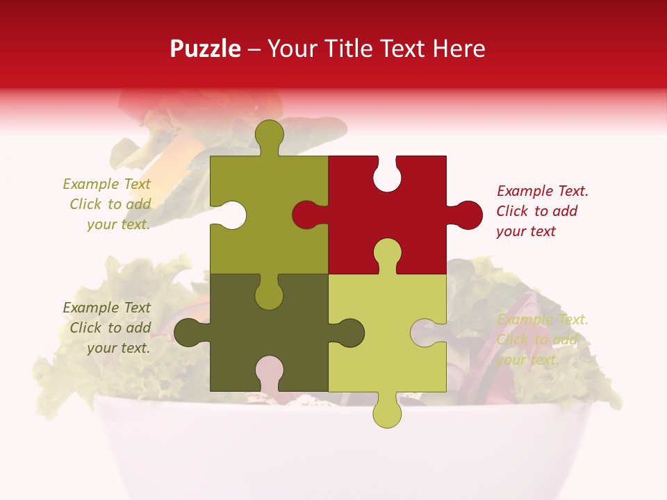 Oil Fork Healthy PowerPoint Template