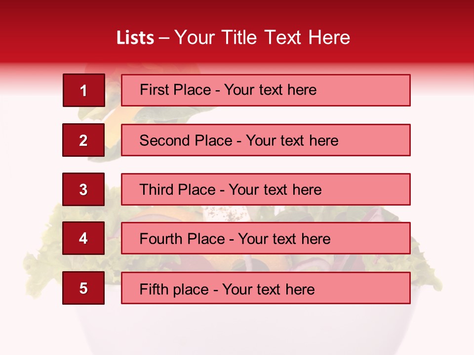 Oil Fork Healthy PowerPoint Template