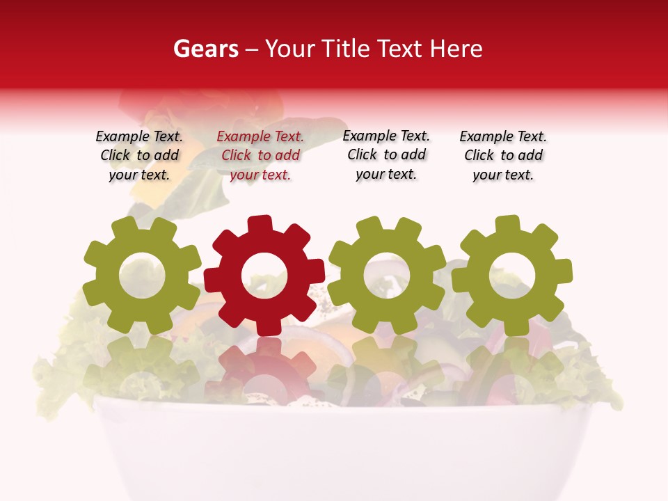 Oil Fork Healthy PowerPoint Template