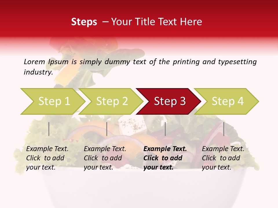Oil Fork Healthy PowerPoint Template
