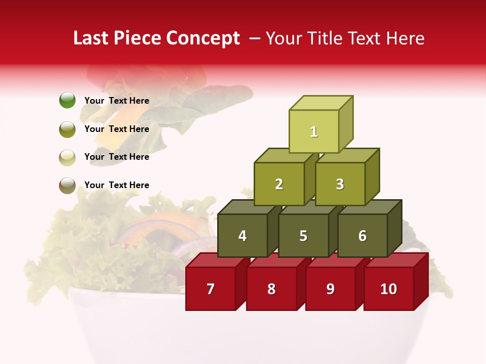 Oil Fork Healthy PowerPoint Template