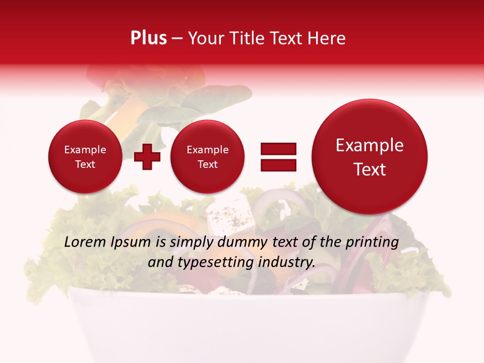 Oil Fork Healthy PowerPoint Template