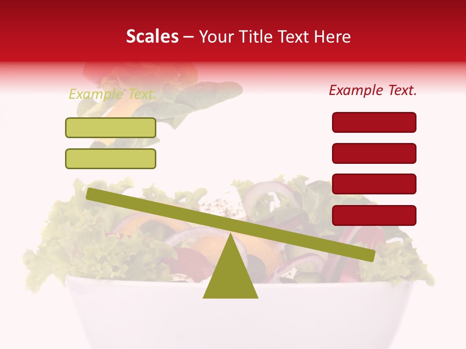 Oil Fork Healthy PowerPoint Template