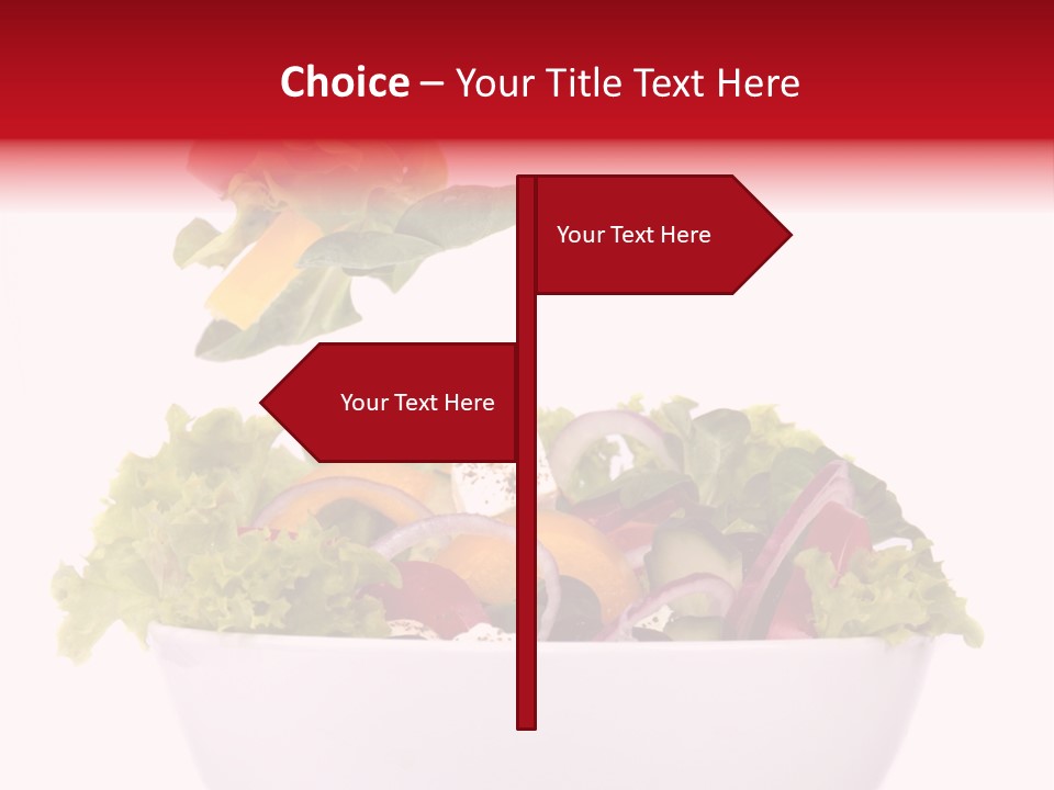 Oil Fork Healthy PowerPoint Template