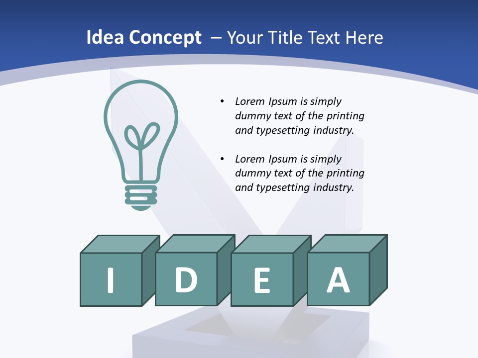 Decision Think Concept PowerPoint Template