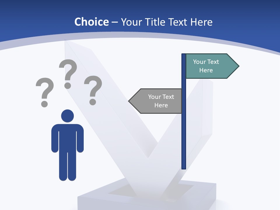 Decision Think Concept PowerPoint Template