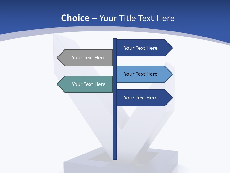 Decision Think Concept PowerPoint Template