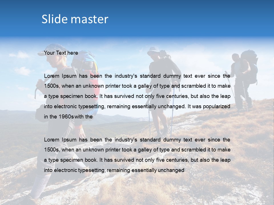 Peak Travel Trek PowerPoint Template