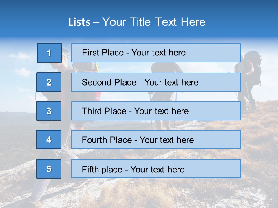 Peak Travel Trek PowerPoint Template