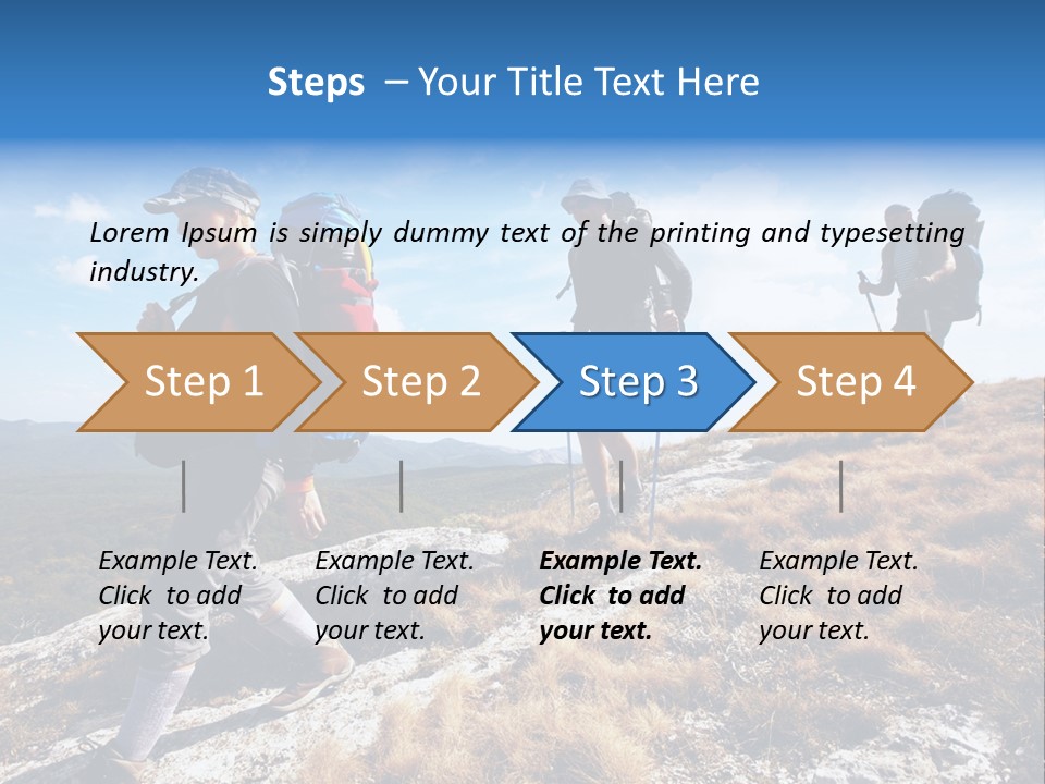 Peak Travel Trek PowerPoint Template