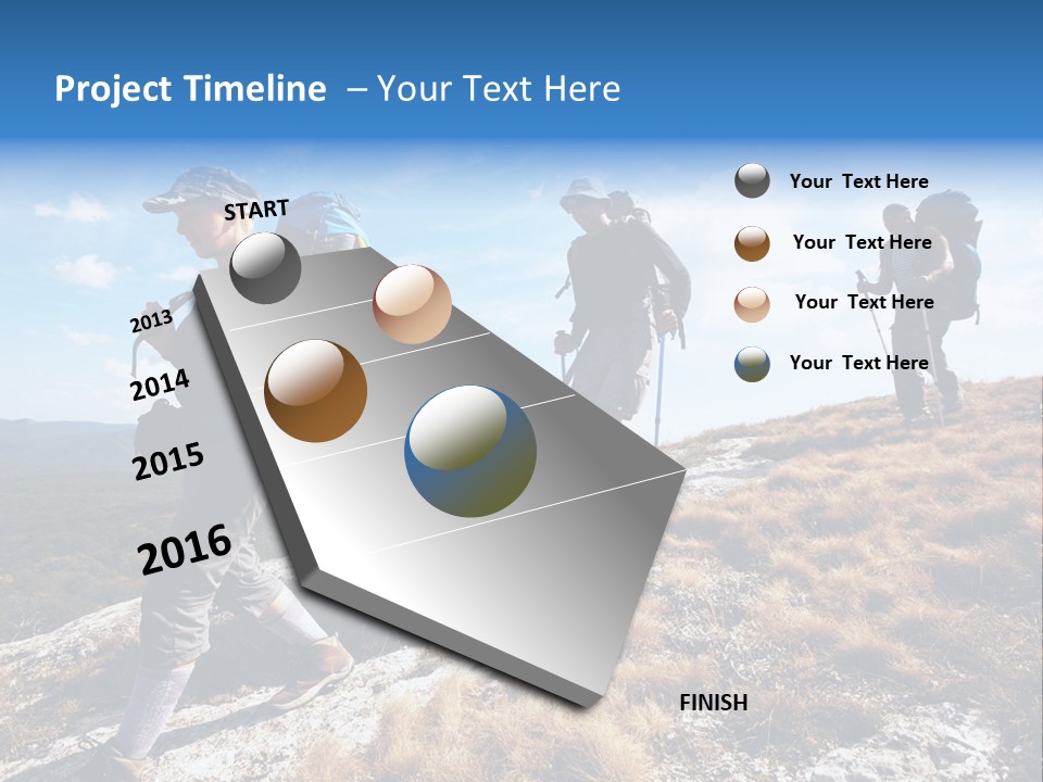Peak Travel Trek PowerPoint Template