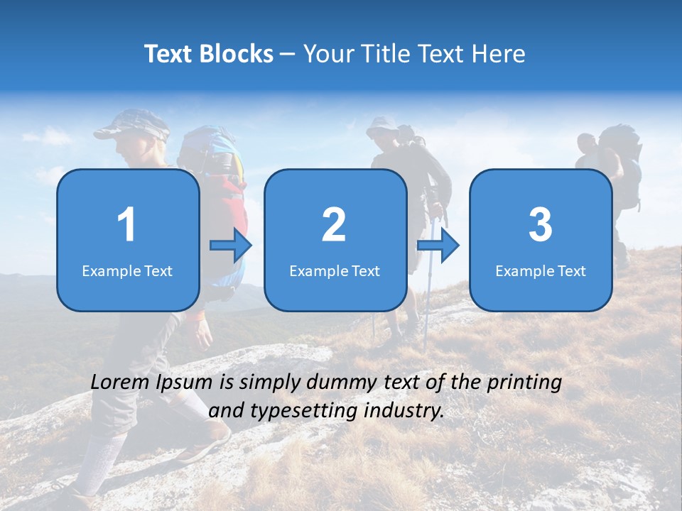 Peak Travel Trek PowerPoint Template