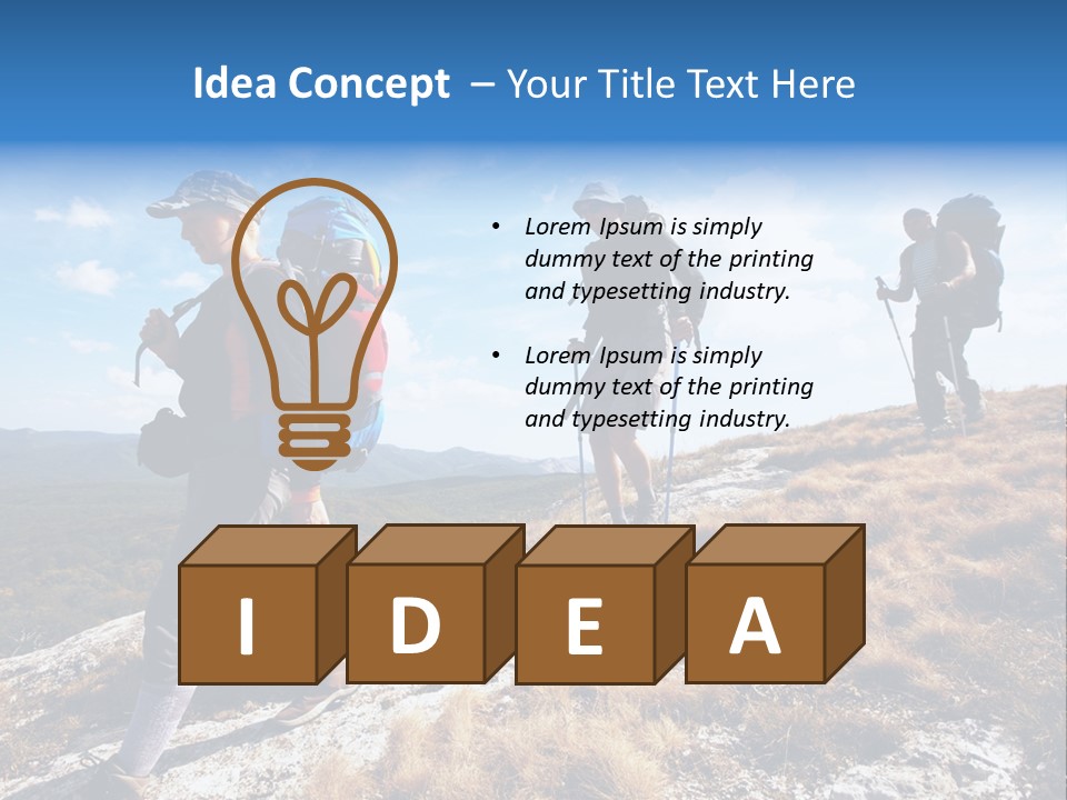 Peak Travel Trek PowerPoint Template