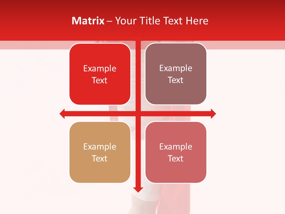 Caucasian Teamwork Smiling PowerPoint Template