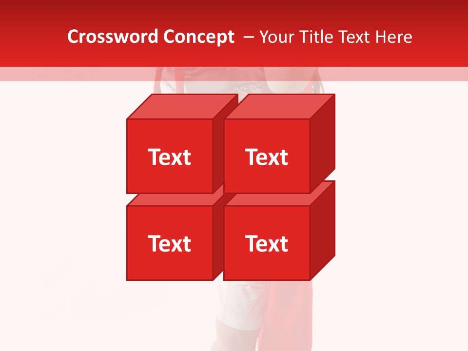 Caucasian Teamwork Smiling PowerPoint Template