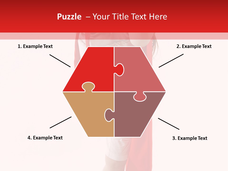 Caucasian Teamwork Smiling PowerPoint Template