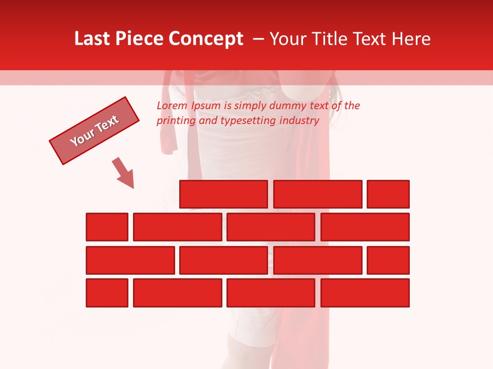 Caucasian Teamwork Smiling PowerPoint Template