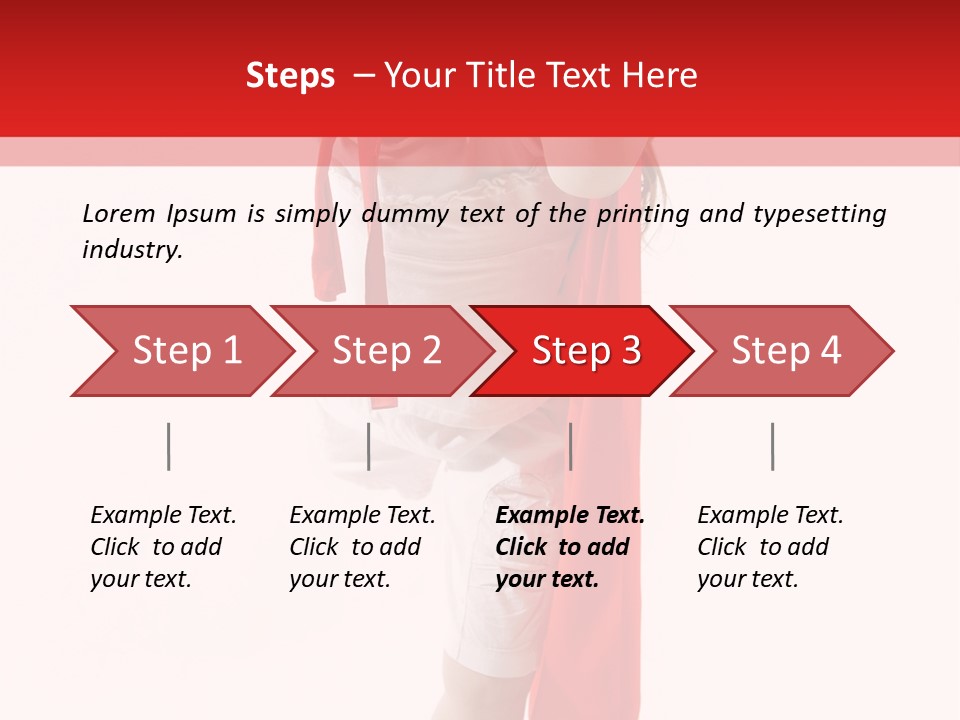 Caucasian Teamwork Smiling PowerPoint Template