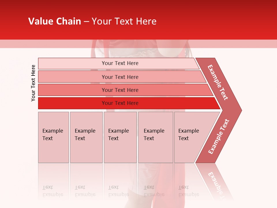 Caucasian Teamwork Smiling PowerPoint Template