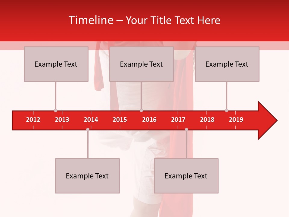 Caucasian Teamwork Smiling PowerPoint Template