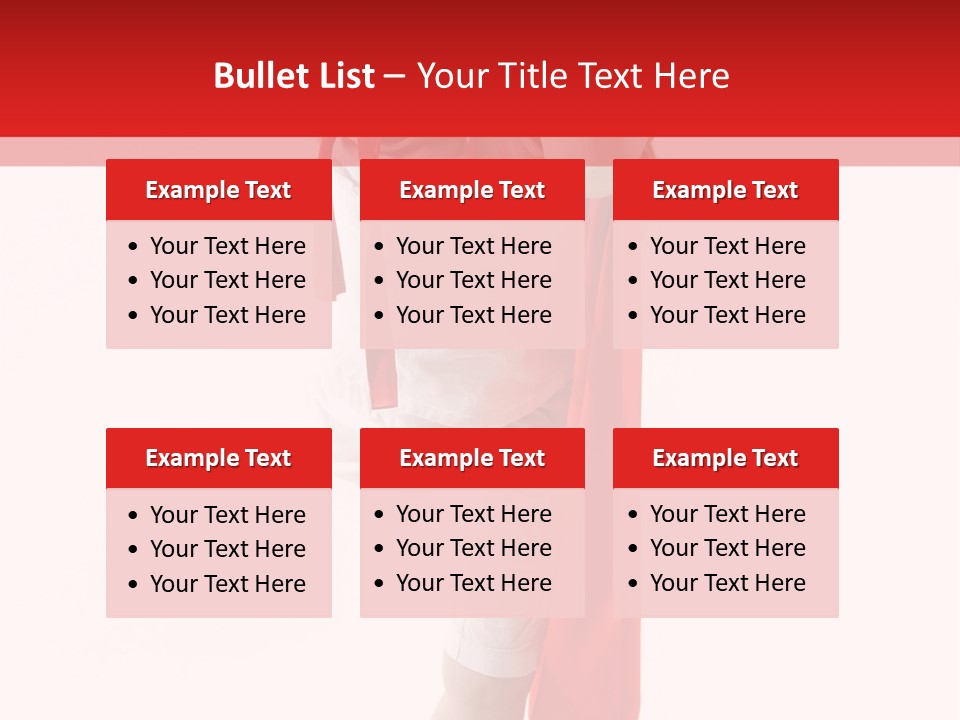 Caucasian Teamwork Smiling PowerPoint Template