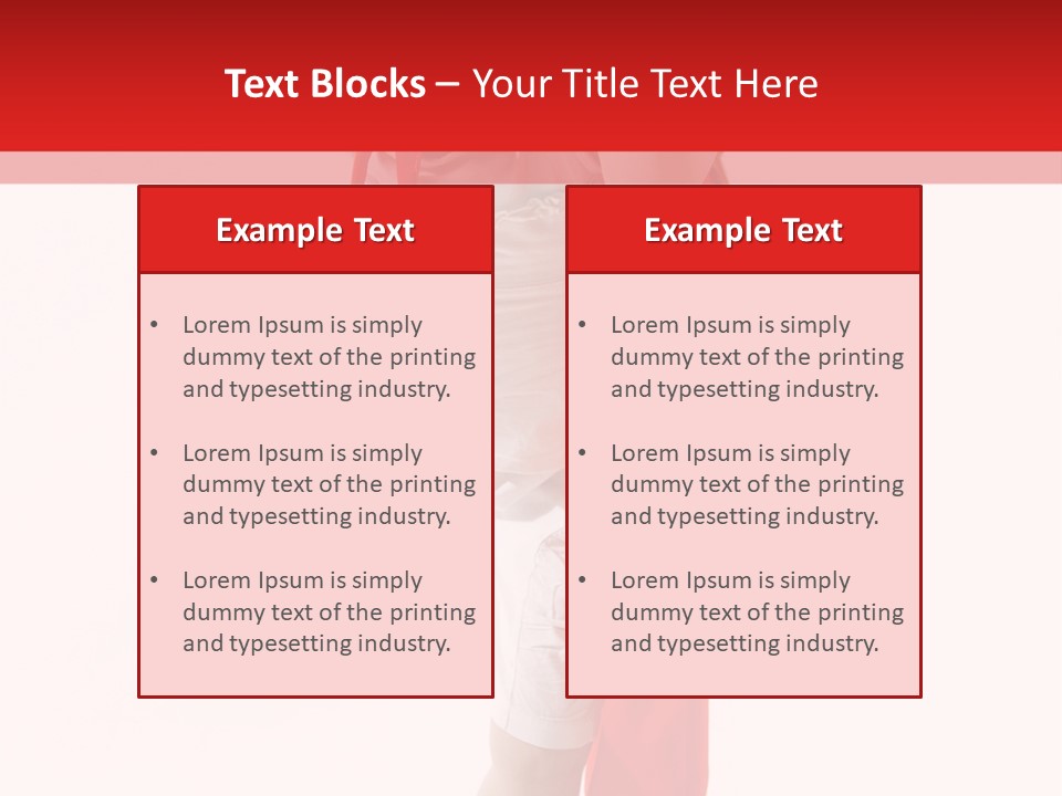 Caucasian Teamwork Smiling PowerPoint Template