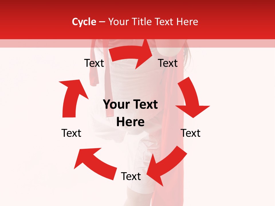 Caucasian Teamwork Smiling PowerPoint Template