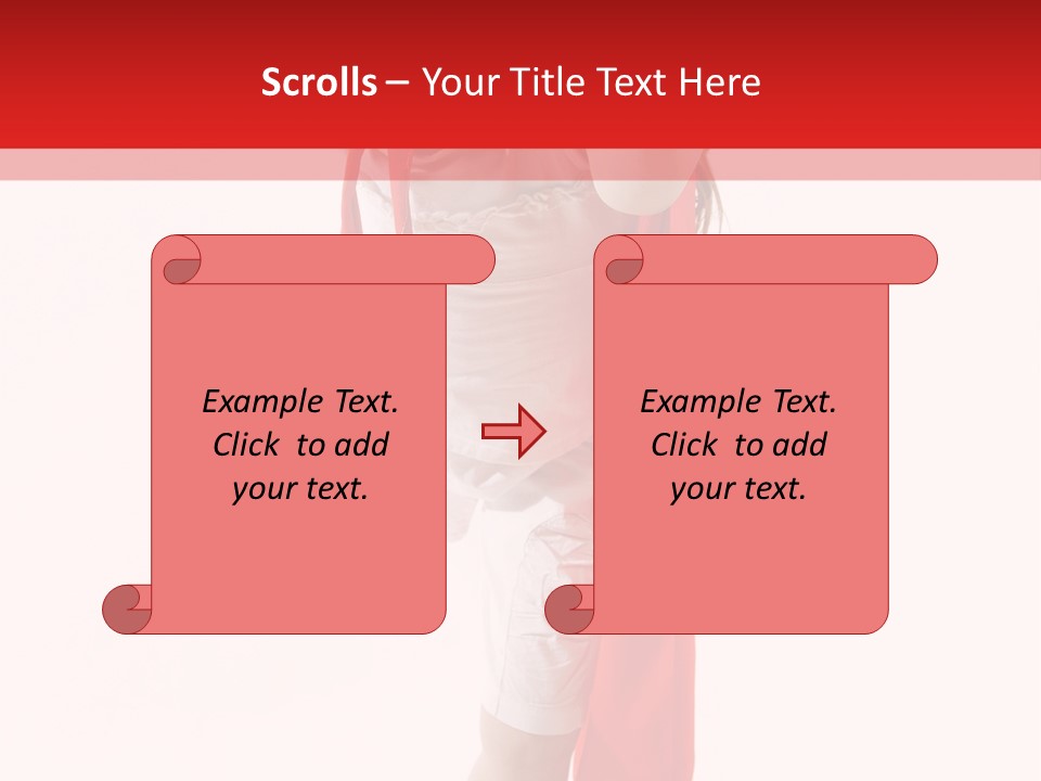 Caucasian Teamwork Smiling PowerPoint Template